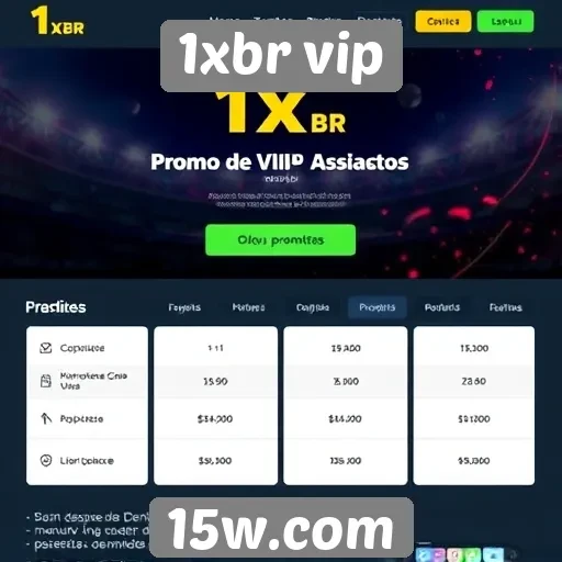 Promoções e bônus disponíveis na 1xbr vip